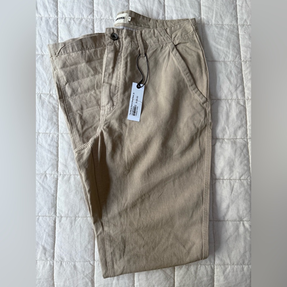 Taylor Stitch Morse Pant in Sand Slub size 32